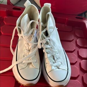 NEW CONVERSE white Run Star Hike Crater